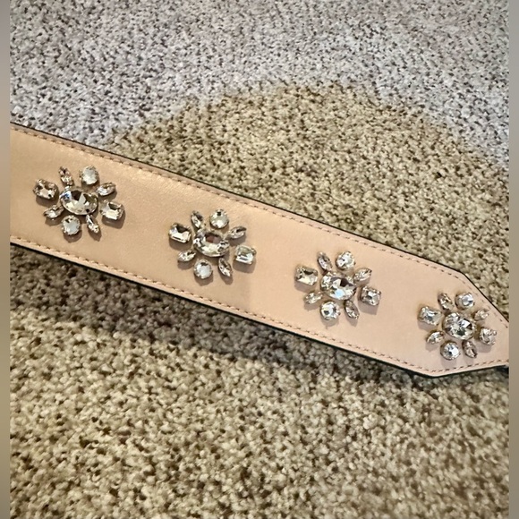 BOUTIQUE Pink Leather Crystal Clusters Handbag Replacement Strap - Picture 3 of 10